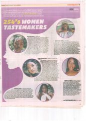 AKA Mombasa alumna and musician Xenia Manasseh is featured in the '254's women tastemakers' section of the Standard newspaper, which celebrates women pushing boundaries in the creative arts