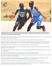 AKA Mombasa's girls' and boys' basketball team are featured for their accomplishments.